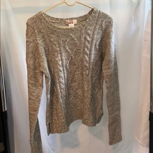 Cable knit sweater